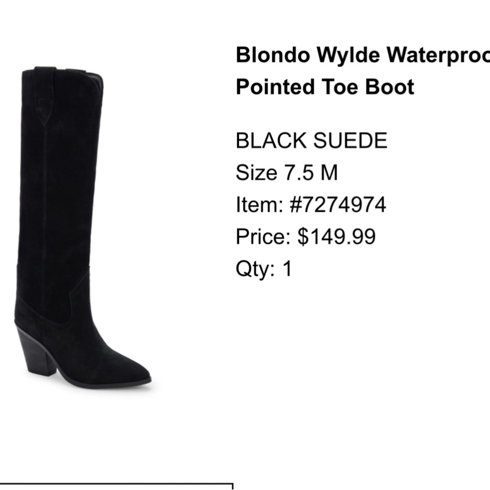 Blondo Suede boot